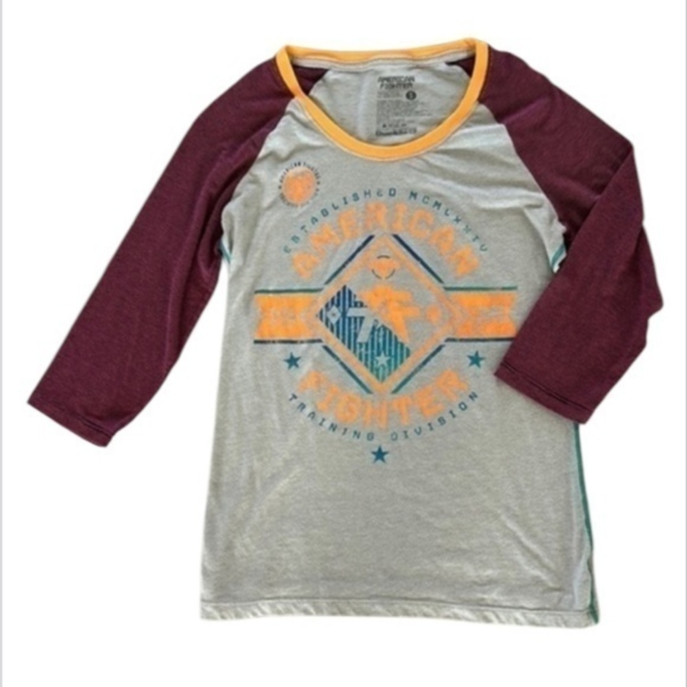 American Fighter size medium 3/4 sleeve tee